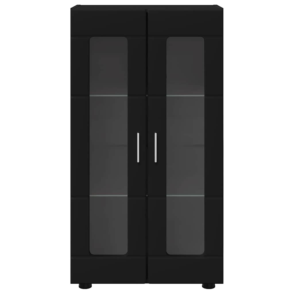 Sideboard FLORIN Schwarz 55,5 x 29 x 100 cm Holzwerkstoff