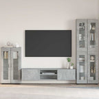 Sideboard FLORIN Beton Grau 55,5 x 29 x 100 cm Holzwerkstoff