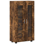 Sideboard mit Regal FLORIN Geräucherte Eiche 55,5 x 29 x 100 cm