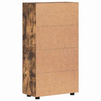 Sideboard mit Regal FLORIN Geräucherte Eiche 55,5 x 29 x 100 cm