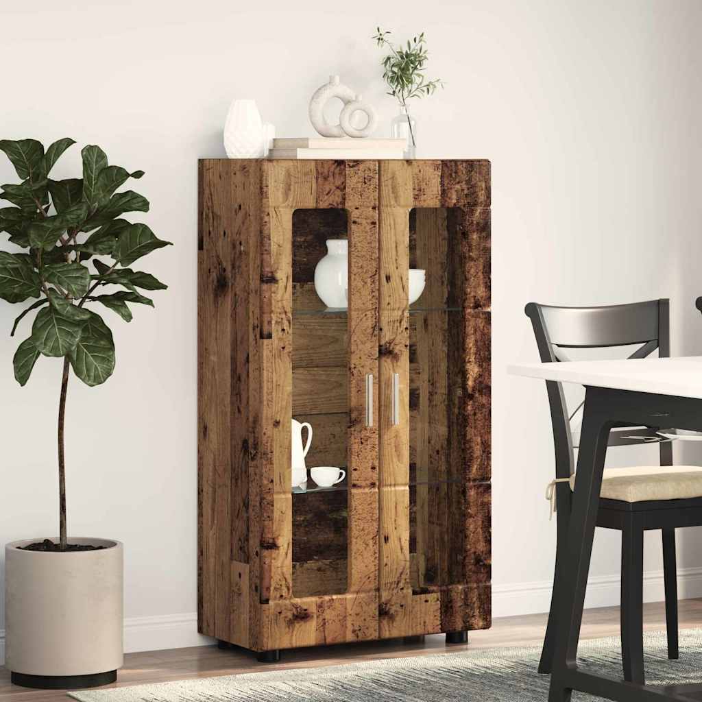 Sideboard FLORIN Altholz 55,5 x 29 x 100 cm Holzwerkstoff