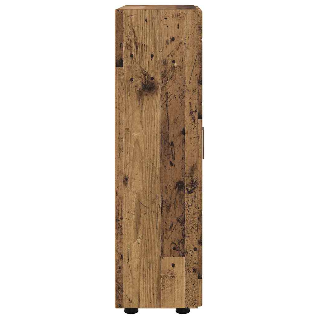 Sideboard FLORIN Altholz 55,5 x 29 x 100 cm Holzwerkstoff