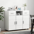 Holzschrank mit Speicher Weiß 88,5 x 30,5 x 73 cm Holzwerkstoff
