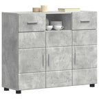 Holzschrank Beton Grau 88,5 x 30,5 x 73 cm Holzwerkstoff