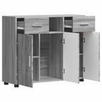 Holzschrank Graues Sonoma 88,5 x 30,5 x 73 cm Holzwerkstoff