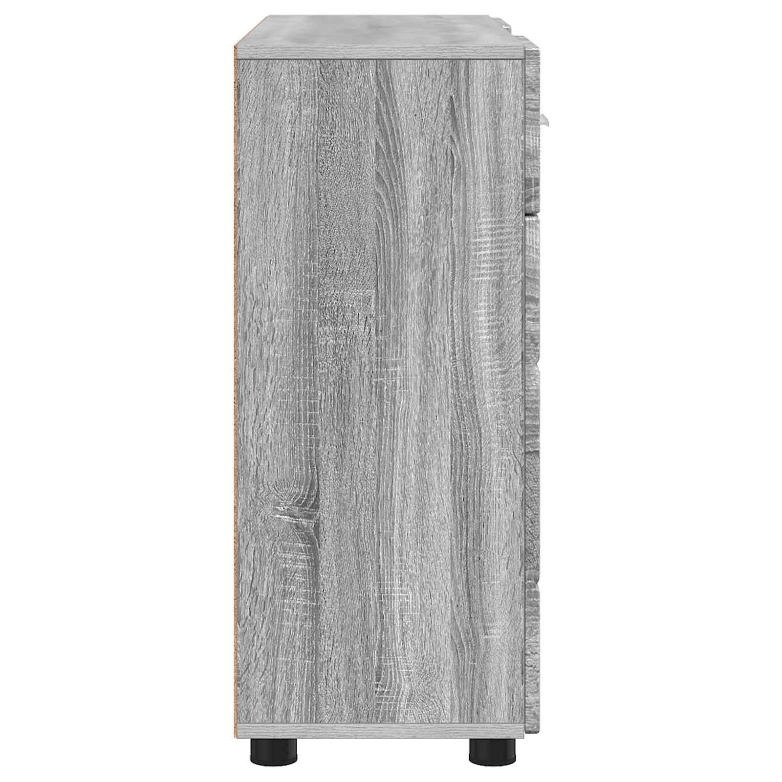 Holzschrank Graues Sonoma 88,5 x 30,5 x 73 cm Holzwerkstoff
