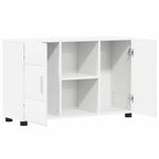 Sideboard FLORIN Weiß 88,5 x 30,5 x 55,5 cm Holzwerkstoff