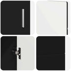 Sideboard FLORIN Schwarz 88,5 x 30,5 x 55,5 cm Holzwerkstoff
