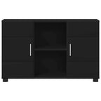 Sideboard FLORIN Schwarz 88,5 x 30,5 x 55,5 cm Holzwerkstoff