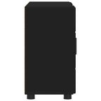 Sideboard FLORIN Schwarz 88,5 x 30,5 x 55,5 cm Holzwerkstoff