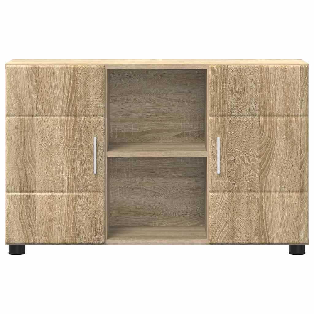 Sideboard mit Regal FLORIN Sonoma-Eiche 88,5 x 30,5 x 55,5 cm