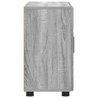 Sideboard mit Regal FLORIN Graues Sonoma 88,5 x 30,5 x 55,5 cm