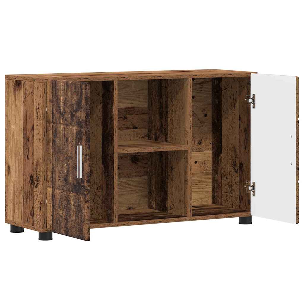 Sideboard FLORIN Altholz 88,5 x 30,5 x 55,5 cm Holzwerkstoff