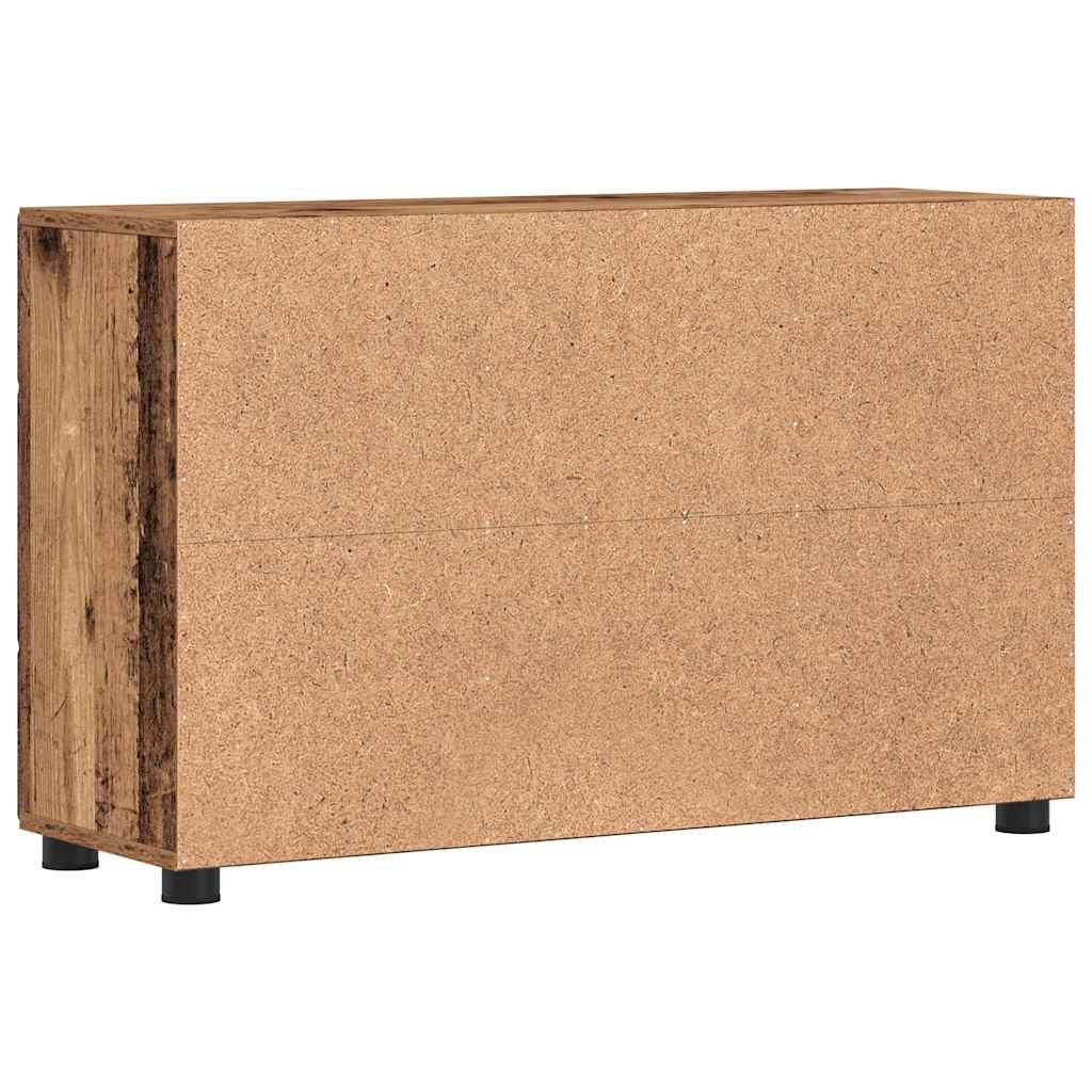 Sideboard FLORIN Altholz 88,5 x 30,5 x 55,5 cm Holzwerkstoff