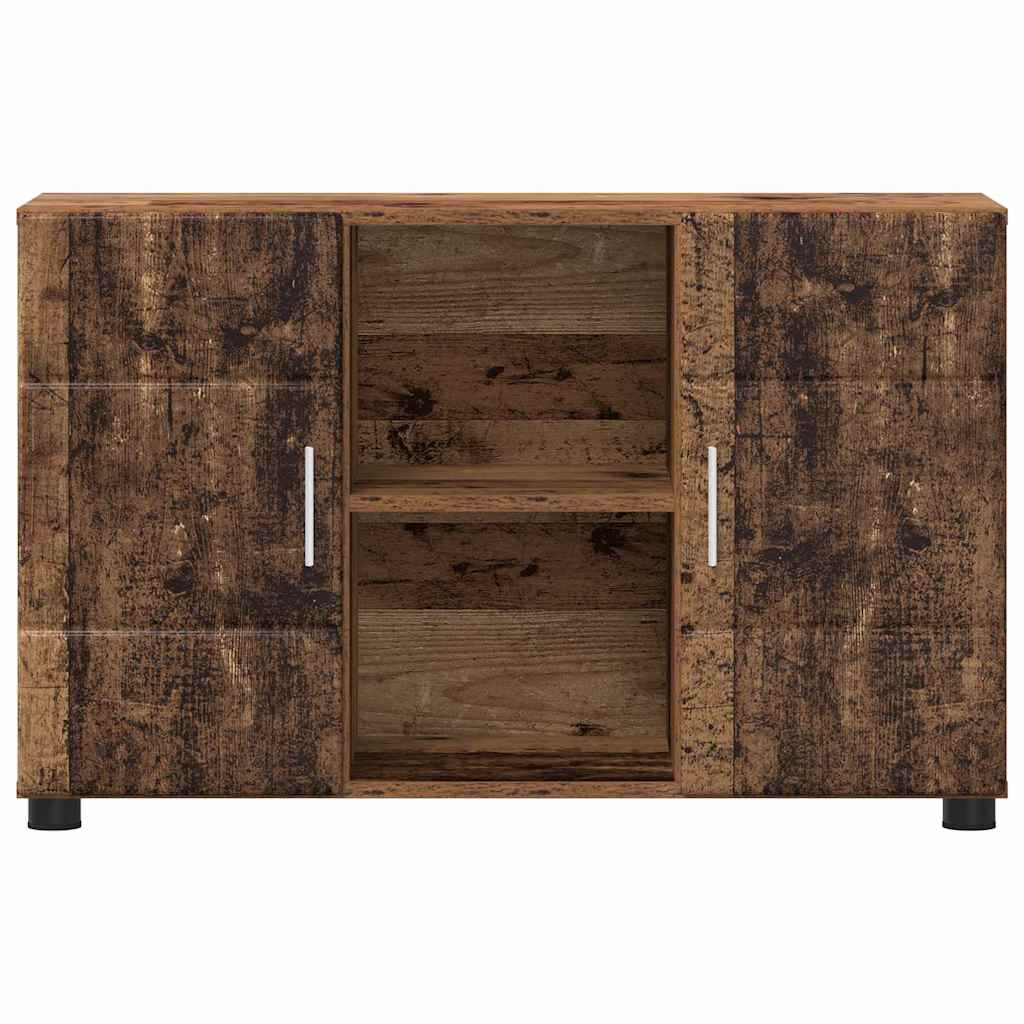 Sideboard FLORIN Altholz 88,5 x 30,5 x 55,5 cm Holzwerkstoff