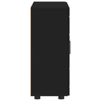 Holzschrank Schwarz 88,5 x 30,5 x 73 cm Holzwerkstoff