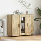 Holzschrank Sonoma-Eiche 88,5 x 30,5 x 73 cm Holzwerkstoff