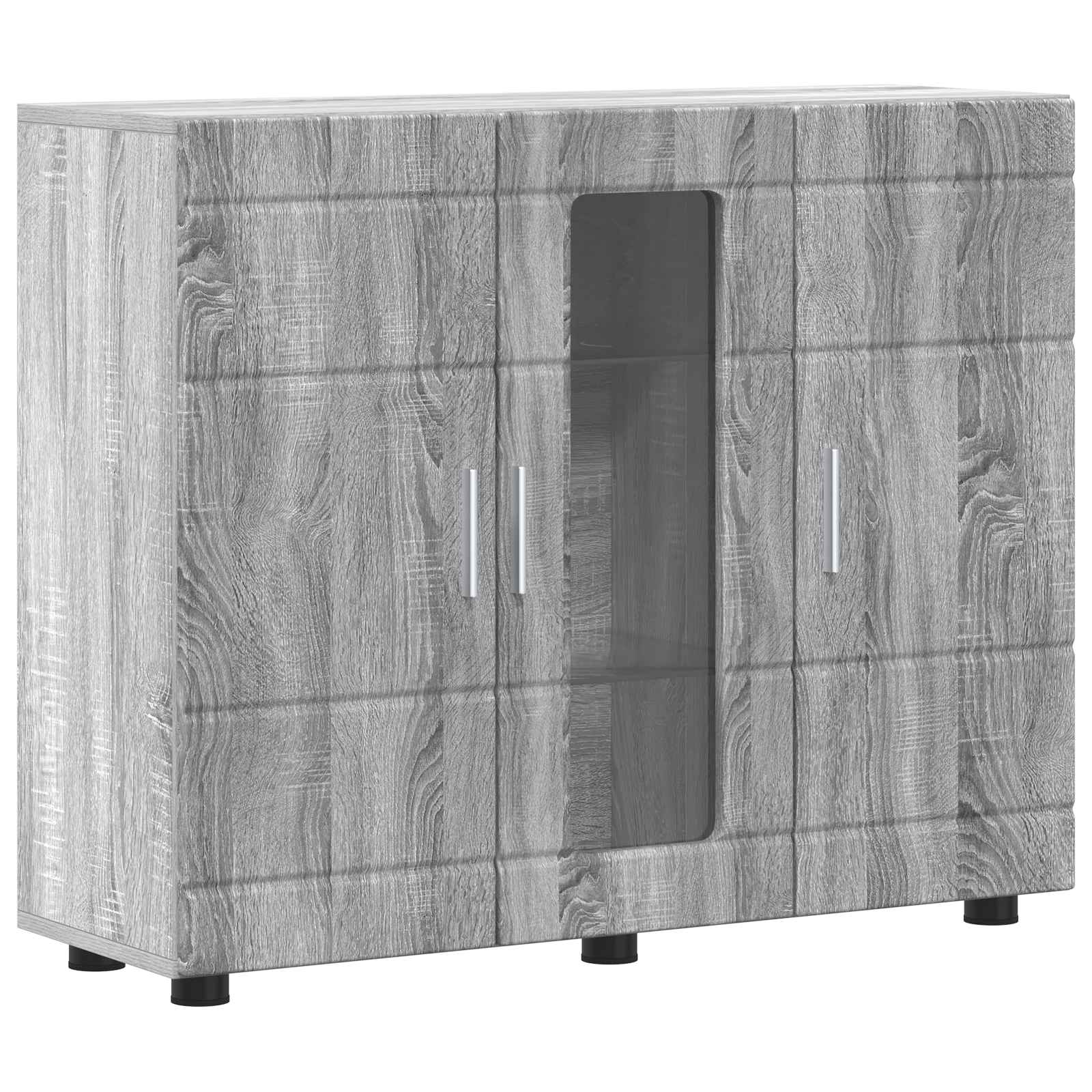 Holzschrank Graues Sonoma 88,5 x 30,5 x 73 cm Holzwerkstoff