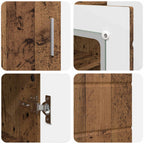 Holzschrank Altholz 88,5 x 30,5 x 73 cm Holzwerkstoff