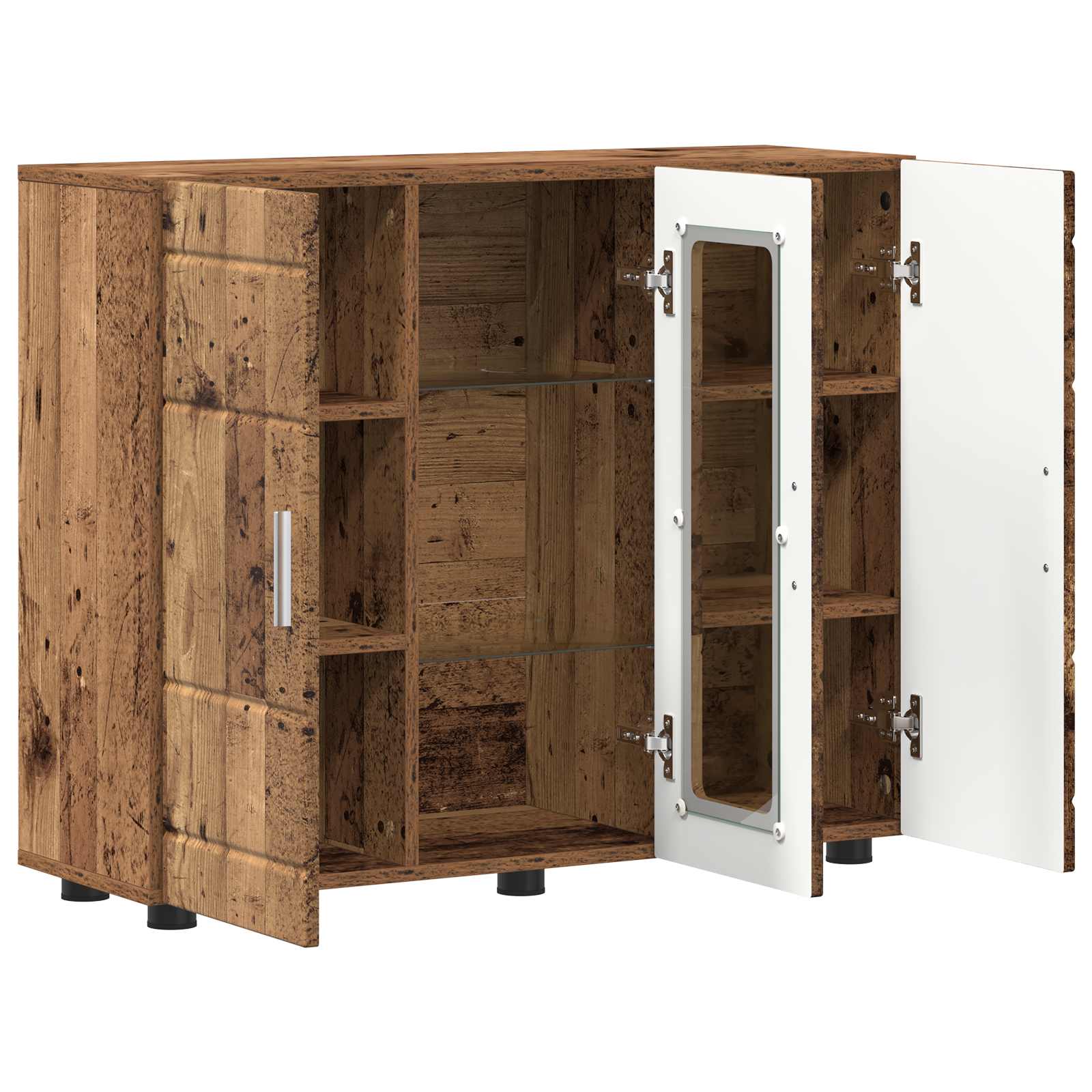 Holzschrank Altholz 88,5 x 30,5 x 73 cm Holzwerkstoff