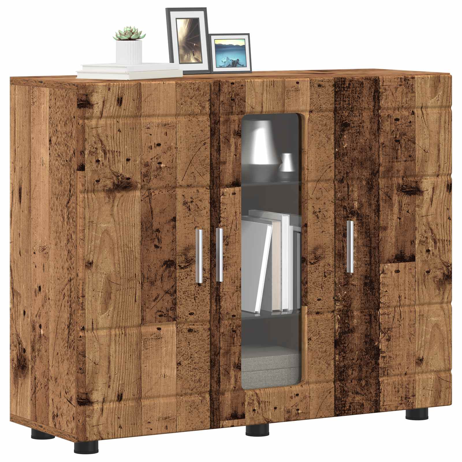 Holzschrank Altholz 88,5 x 30,5 x 73 cm Holzwerkstoff