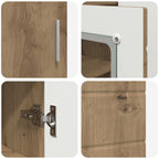 Holzschrank Artisan-Eiche 88,5 x 30,5 x 73 cm Holzwerkstoff