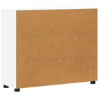 Sideboard mit Tür FLORIN Weiß 88,5 x 30,5 x 73 cm Holzwerkstoff