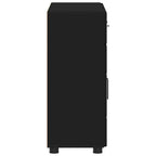 Sideboard FLORIN Schwarz 88,5 x 30,5 x 73 cm Holzwerkstoff
