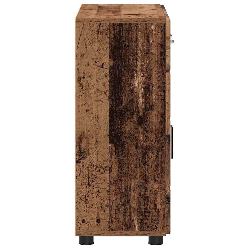 Sideboard FLORIN Altholz 88,5 x 30,5 x 73 cm Holzwerkstoff
