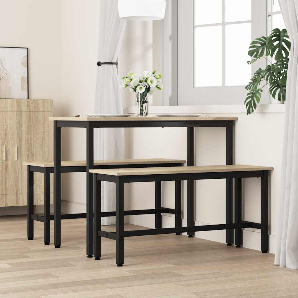Esstischbank Sonoma-Eiche 100 x 32,5 x 48,5 cm