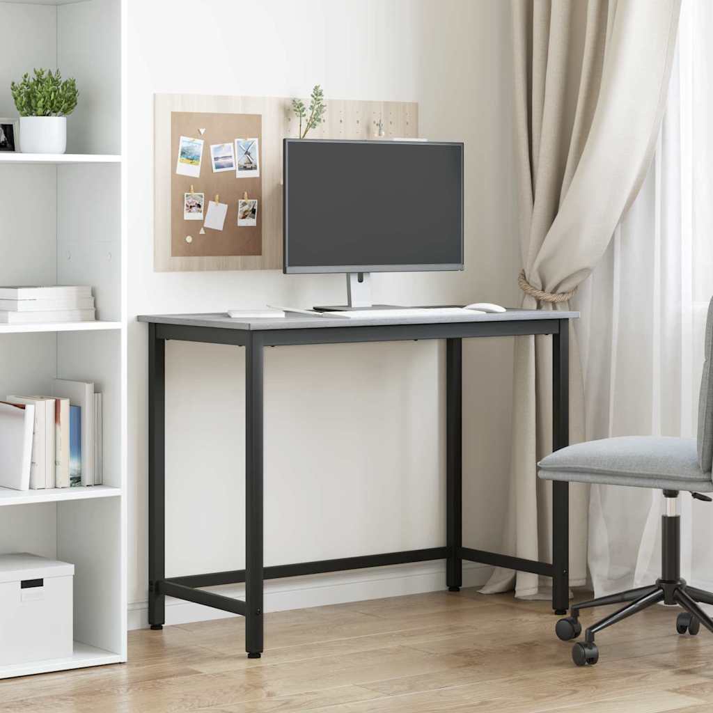 Tisch Graues Sonoma 80 x 50 x 76,5 cm Ingenieure Holz und Stahl