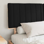 Bettgestell mit gepolstertem Kopfteil Schwarz 150 x 200 cm