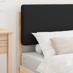 Bettgestell mit gepolstertem Kopfteil Schwarz 80 x 200 cm