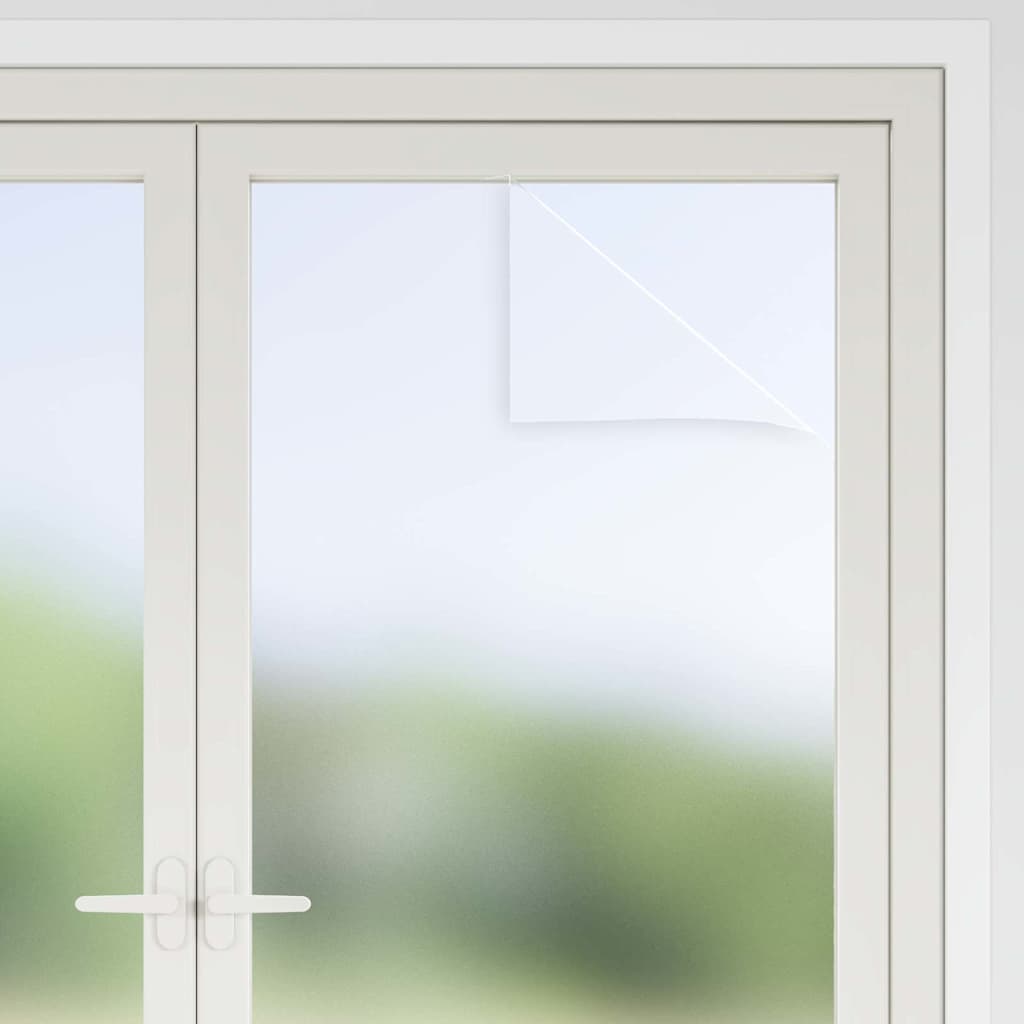 Selbstklebende Fensterfolie Frostiges Grau 45 x 2000 cm PVC