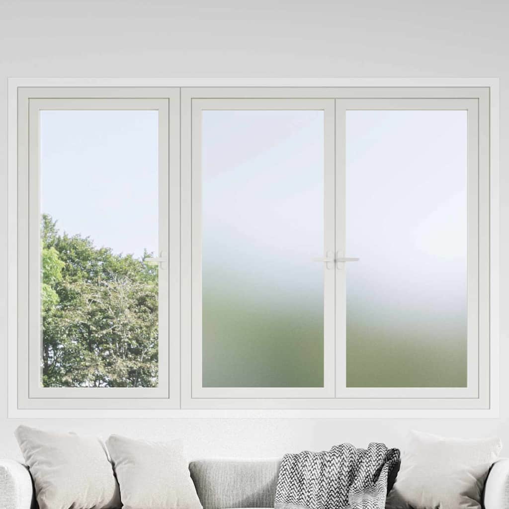 Selbstklebende Fensterfolie Frostiges Grau 45 x 2000 cm PVC