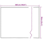 Selbstklebende Fensterfolie Frostiges Grau 90 x 500 cm PVC