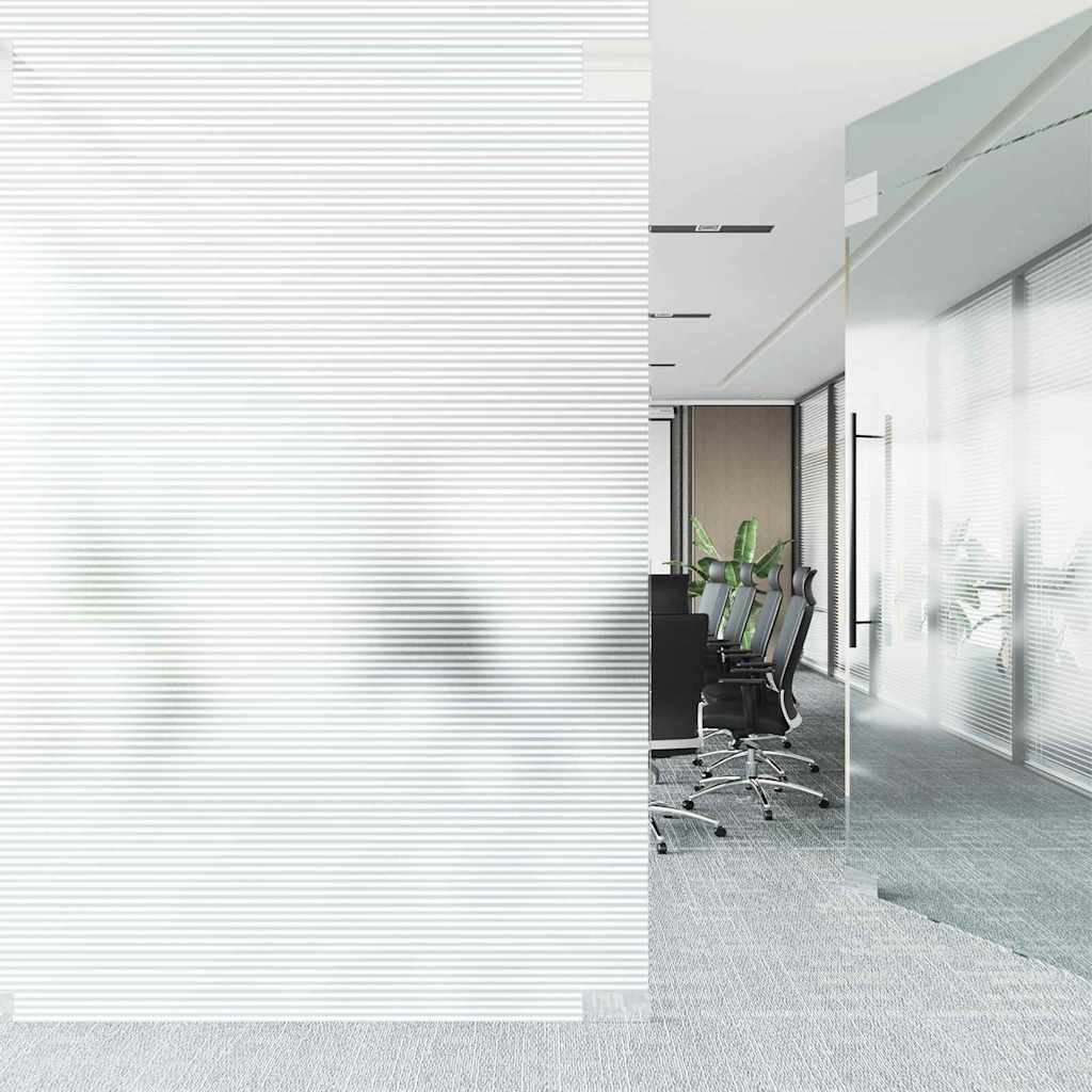Selbstklebende Fensterfolie Mattierte Streifen 45 x 2000 cm PVC