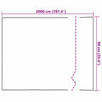 Selbstklebende Spiegelfolie Silber 90 x 2000 cm PET