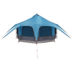 Familienzelt Blau 5-Personen 185T Polyester mit PU-Beschichtung