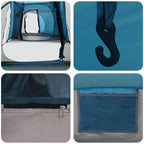 Tunnelzelt Blau 520 x 260 x 175 cm