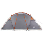 Tunnelzelt Grau und Orange 520 x 260 x 175 cm