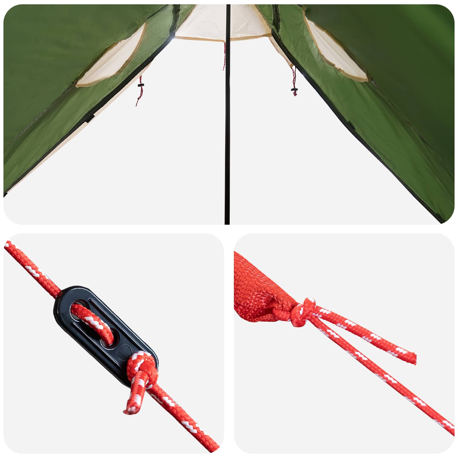 2-in-1 Regenponcho mit Kapuze Grün 262 x 126 x 130 cm