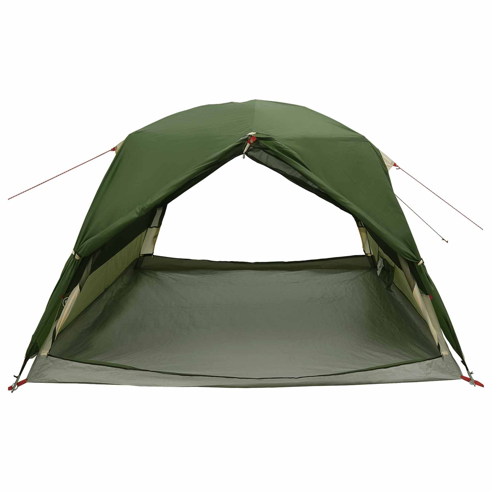 Trekkingzelt Grün 2-Personen 185T Polyester mit PU-Beschichtung