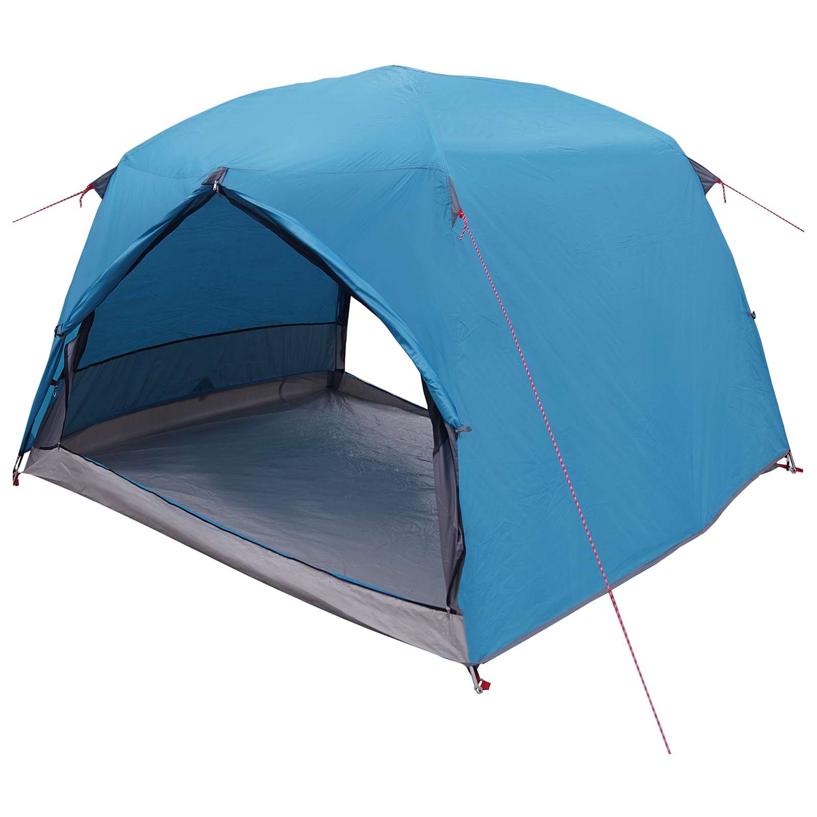 Trekkingzelt Blau 2-Personen 185T Polyester mit PU-Beschichtung