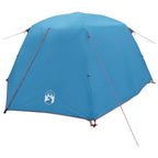 Trekkingzelt Blau 2-Personen 185T Polyester mit PU-Beschichtung