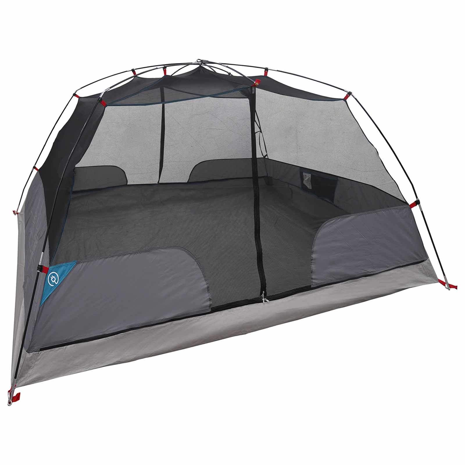 Trekkingzelt Blau 2-Personen 185T Polyester mit PU-Beschichtung