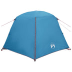 Trekkingzelt Blau 2-Personen 185T Polyester mit PU-Beschichtung