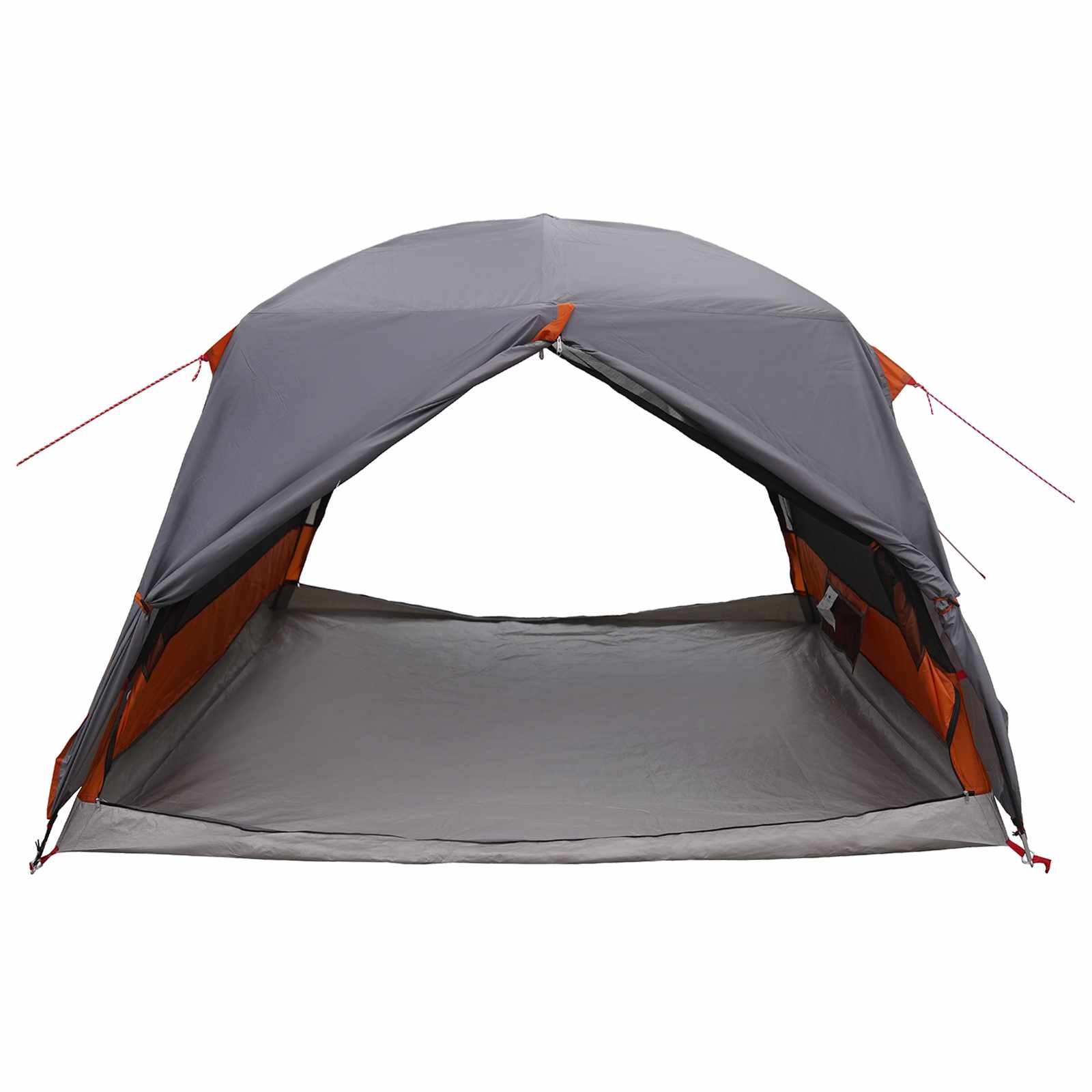 Trekkingzelt Grau und Orange 2-Personen