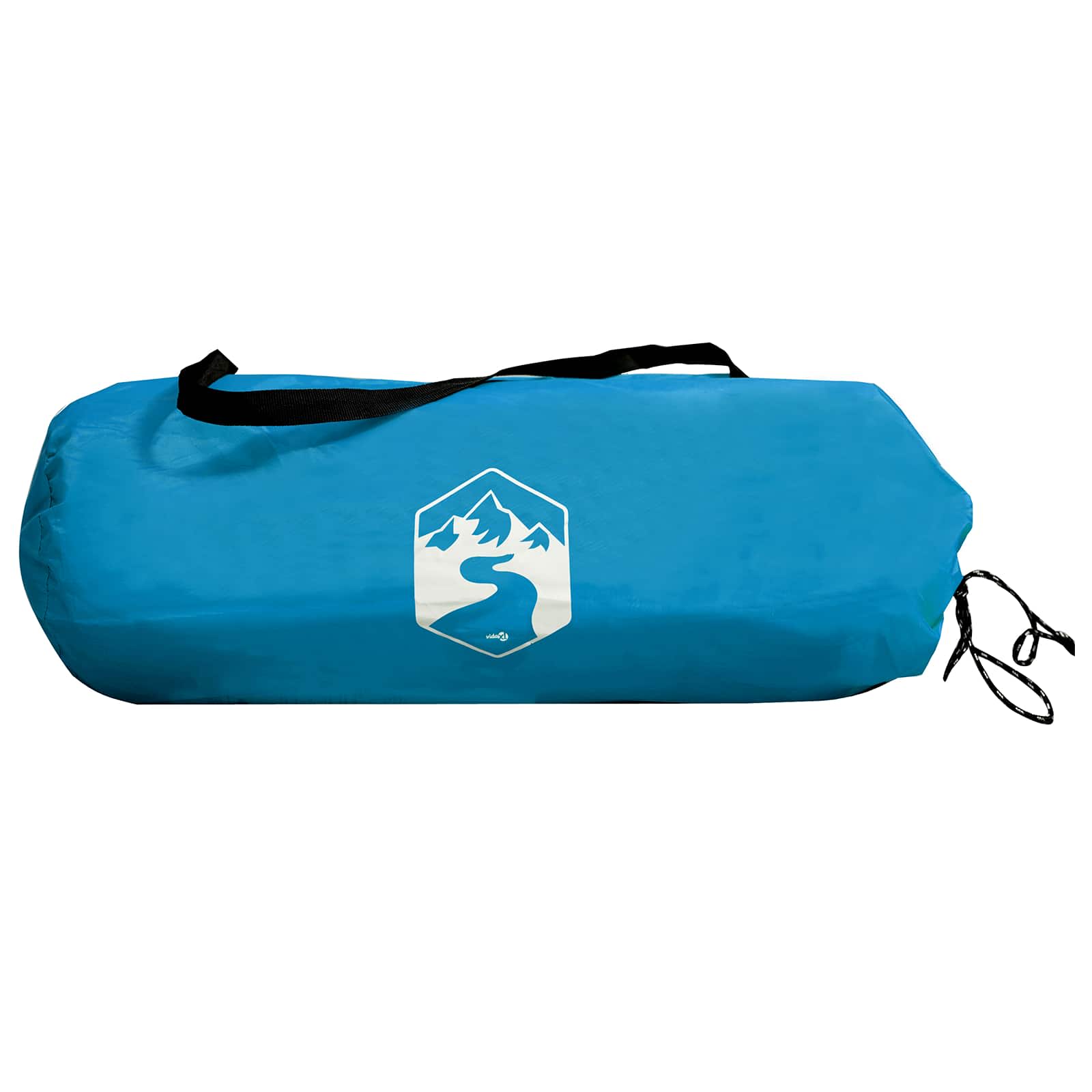 Trekkingzelt Blau 4-Personen 185T Polyester mit PU-Beschichtung