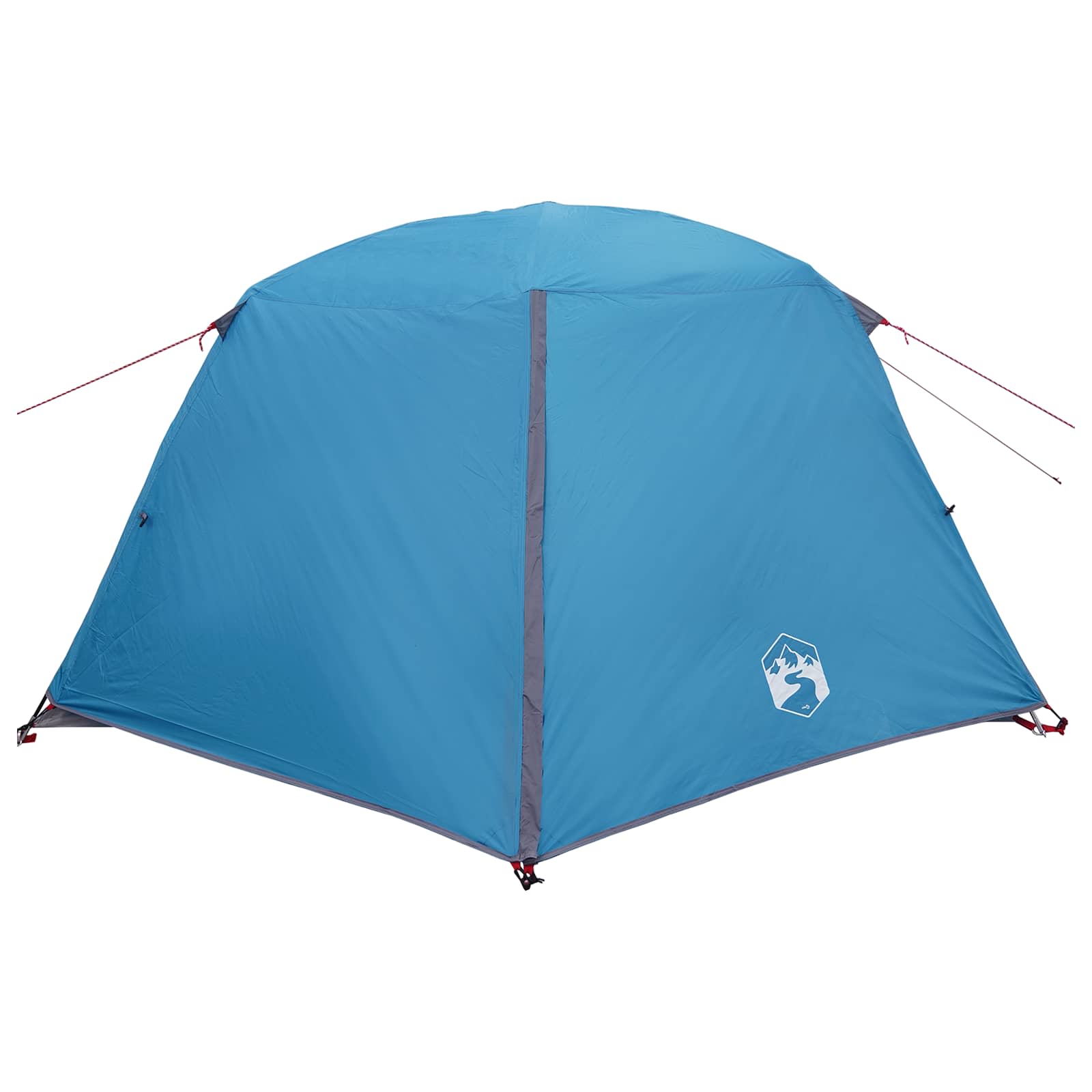 Trekkingzelt Blau 4-Personen 185T Polyester mit PU-Beschichtung